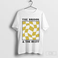 The Brook &amp; The Bluff Wavy Yellow Checkered Shirt Hoodie, Sweatshirt | CoreVibeTees.com