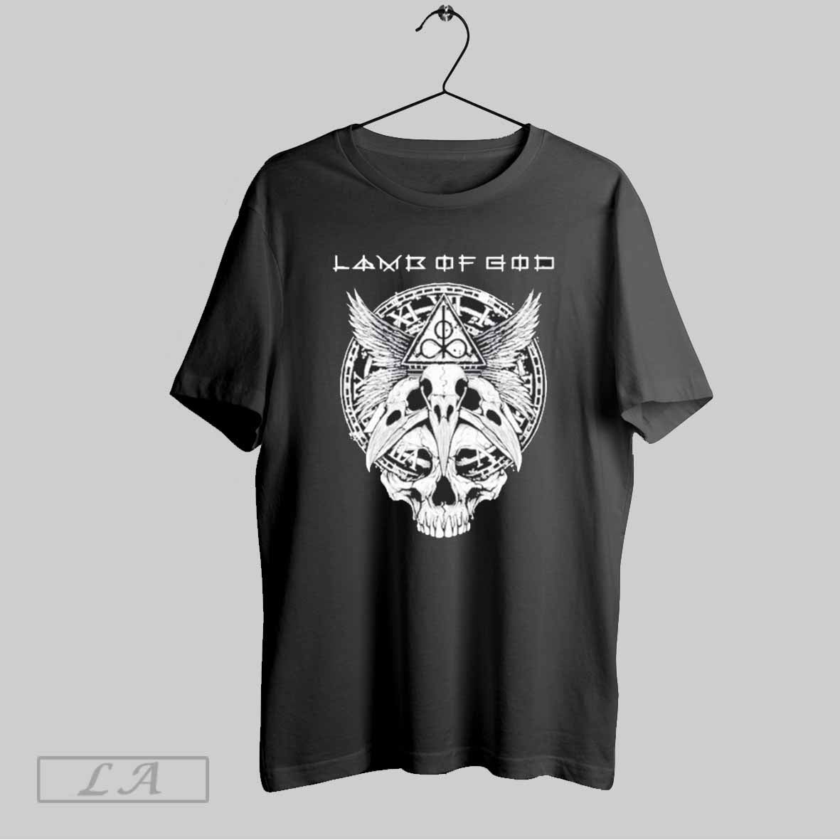 Top New Lamb Of God Time Skull Shirt T Shirt Sweatshirt Hoodie Shirt | CoreVibeTees.com