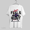 Top Jake Arrieta Chicago Just Feels Right Baseball Signatur Sweatshirt T Shirt Hoodie | CoreVibeTees.com