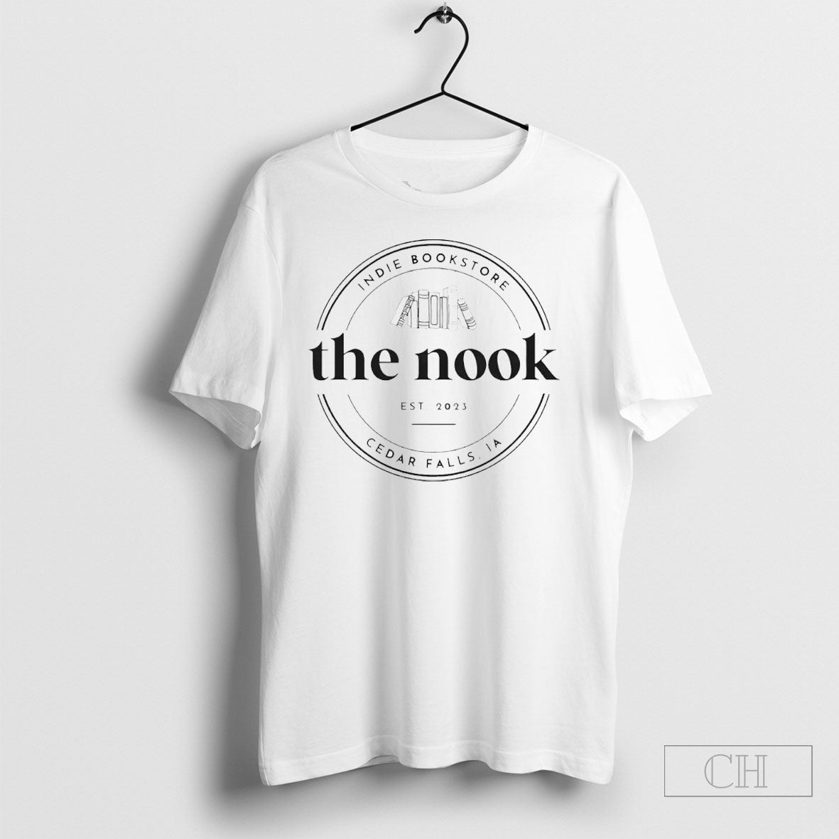 The Nook Indie Bookstore Cedar Falls Ia Est 2023 Shirt Hoodie, Sweatshirt | CoreVibeTees.com