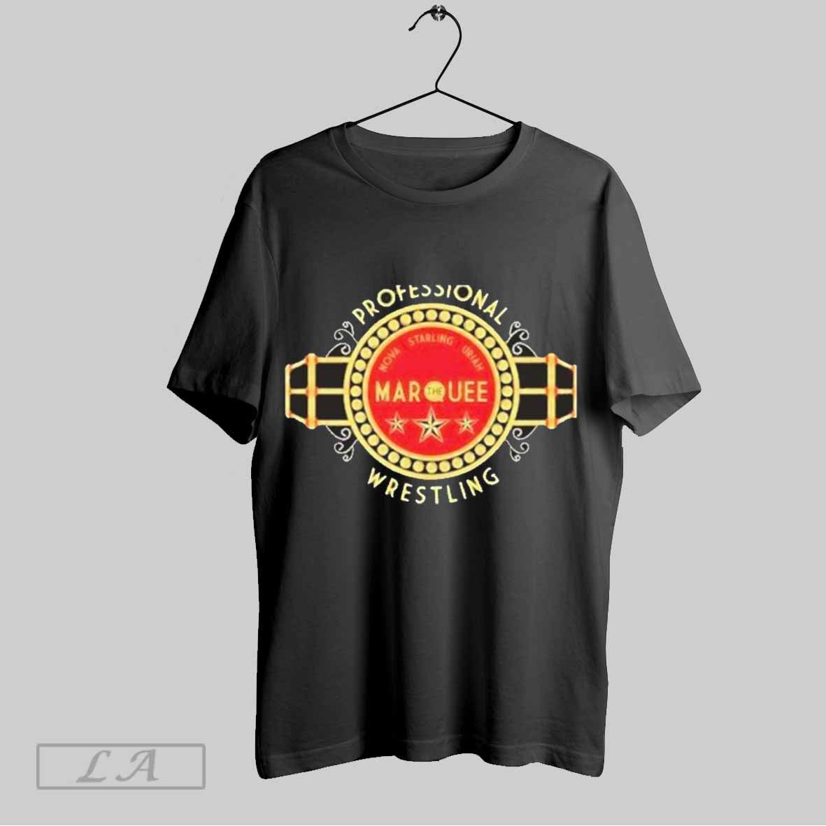 Top Marquee Professional Wrestling Logo Unisex Sweatshirt T Shirt Hoodie | CoreVibeTees.com