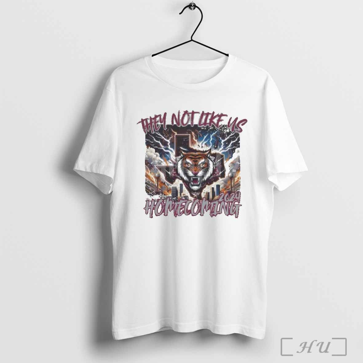 Texas State University Them Not Like Us Homecoming 2024 Shirt Hoodie, Sweatshirt | CoreVibeTees.com