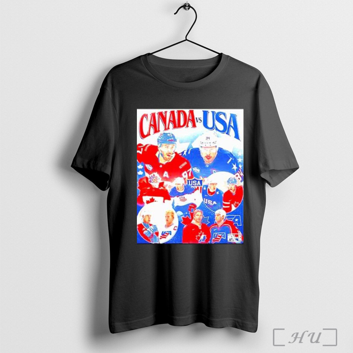 The United States And Canada Meet In Best On Best Hockey 2025 T Shirt Sweatshirt Hoodie | CoreVibeTees.com
