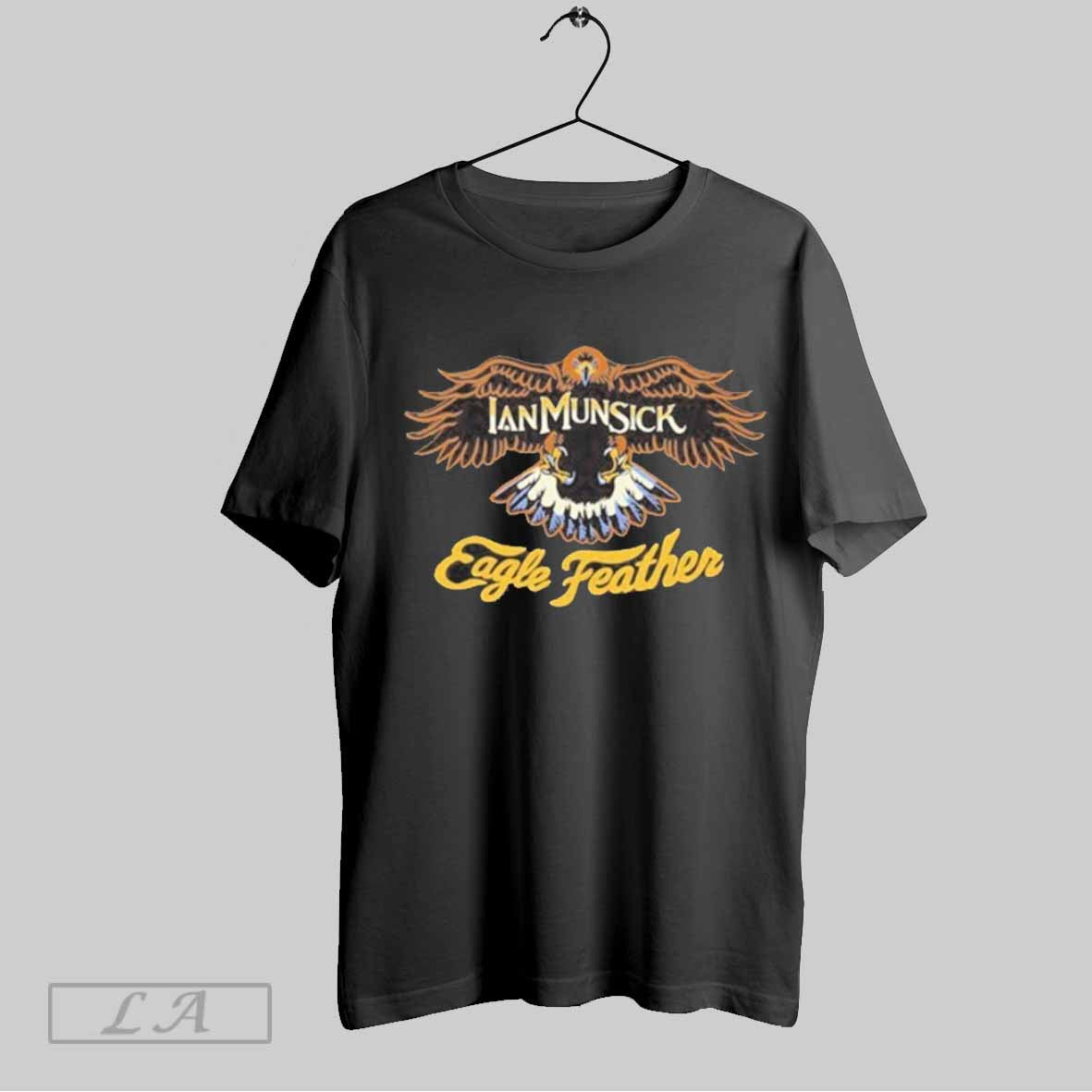 Top Ian Munsick Eagle Feather Logo T Shirt Sweatshirt Hoodie Shirt | CoreVibeTees.com