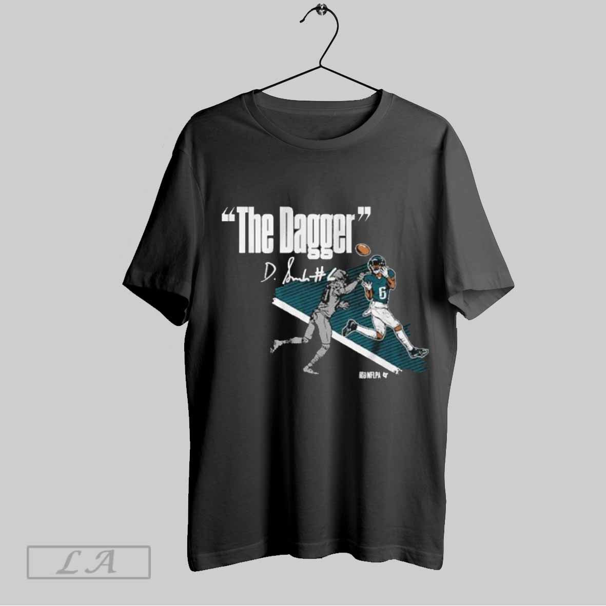 Top Philly Champs Devonta Smith The Dagger Signature T Shirt Sweatshirt Hoodie Shirt | CoreVibeTees.com