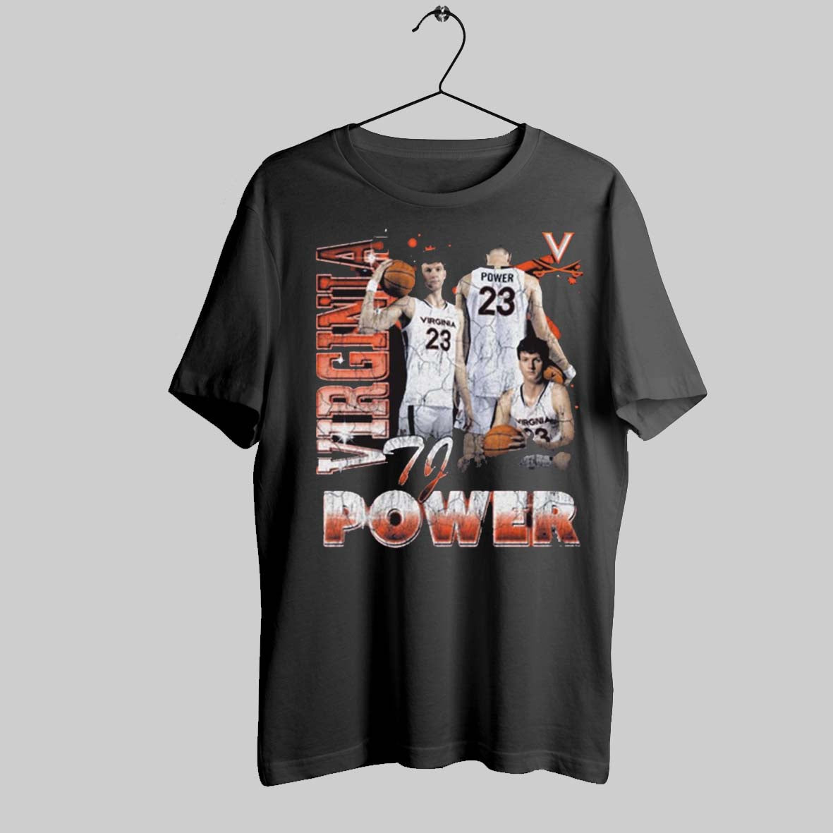 Tj Power Virginia Cavaliers Basketball 90s Graphic Player Vintage T Shirt Hoodie, Sweatshirt | CoreVibeTees.com