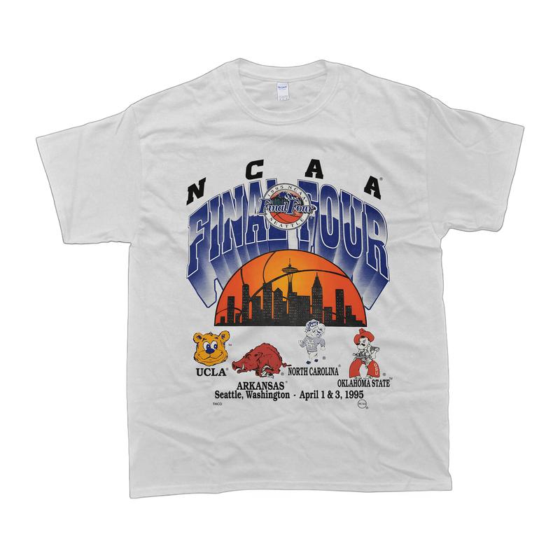 Vintage 1995 NCAA Final Four Tee, Classic Sweatshirt for women, for men Cotton Menswear Top Unisex T-Shirt Top... (Image 2)