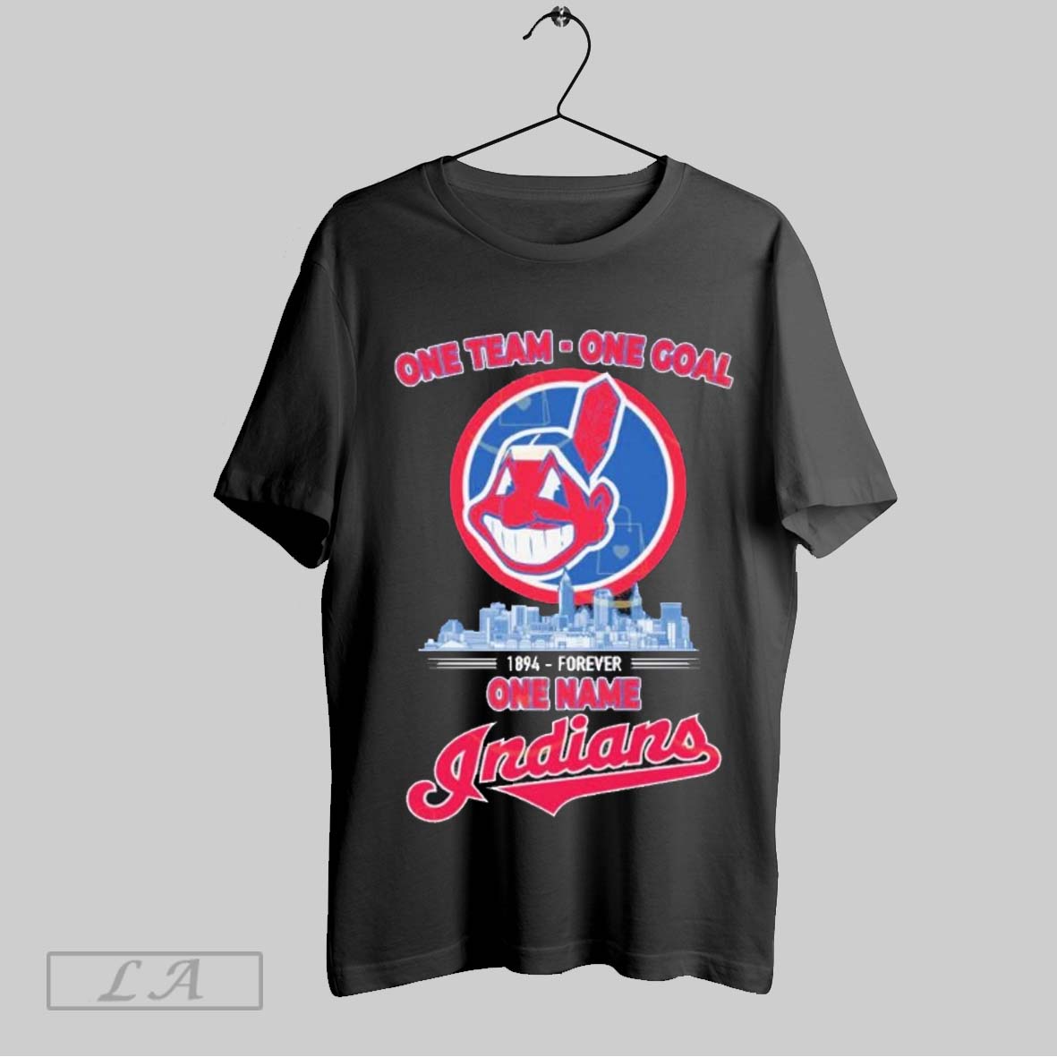 Top Cleveland Guardians One Team One Goal One Name Indians 1894 Forever T Shirt Sweatshirt Hoodie | CoreVibeTees.com