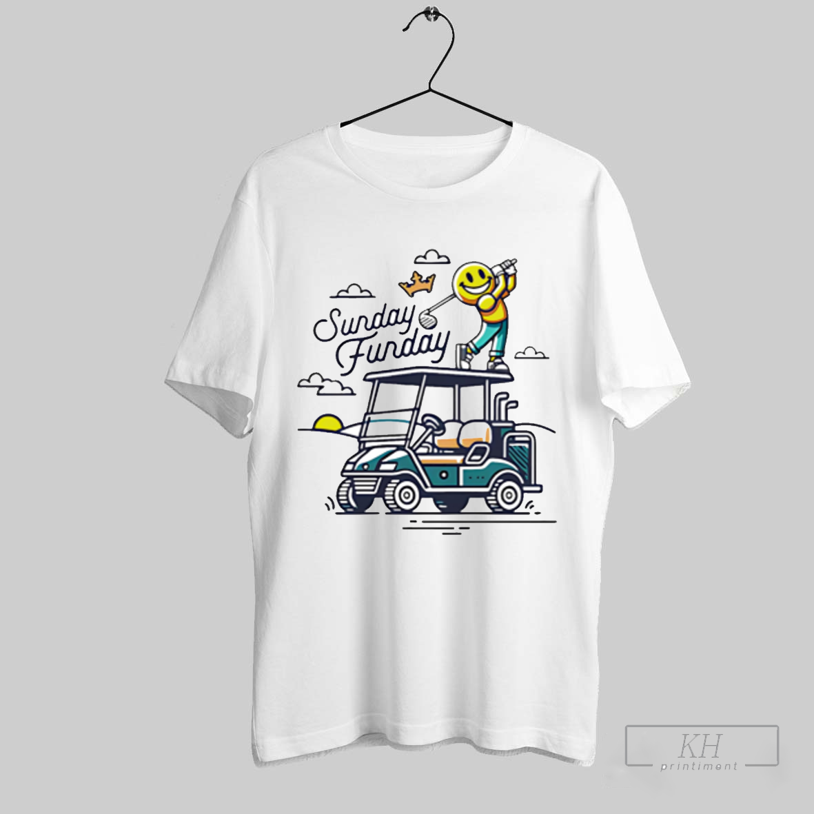 The Sunday Funday Golf Shirt T Shirt Hoodie, Sweatshirt | CoreVibeTees.com