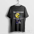 This is your brain Packers this is your brain on drugs Bears helmet T-shirt Hoodie, Sweatshirt | CoreVibeTees.com