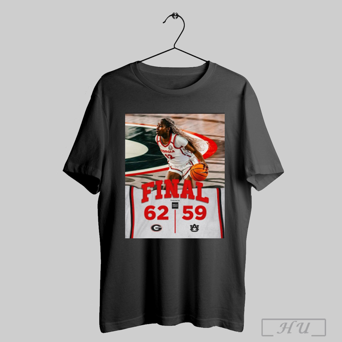 Trendy Final Georgia Bulldogs Vs Auburn Tigers Final Score 62 59 Seniors Leave The Steg With A Win Poster T Shirt...