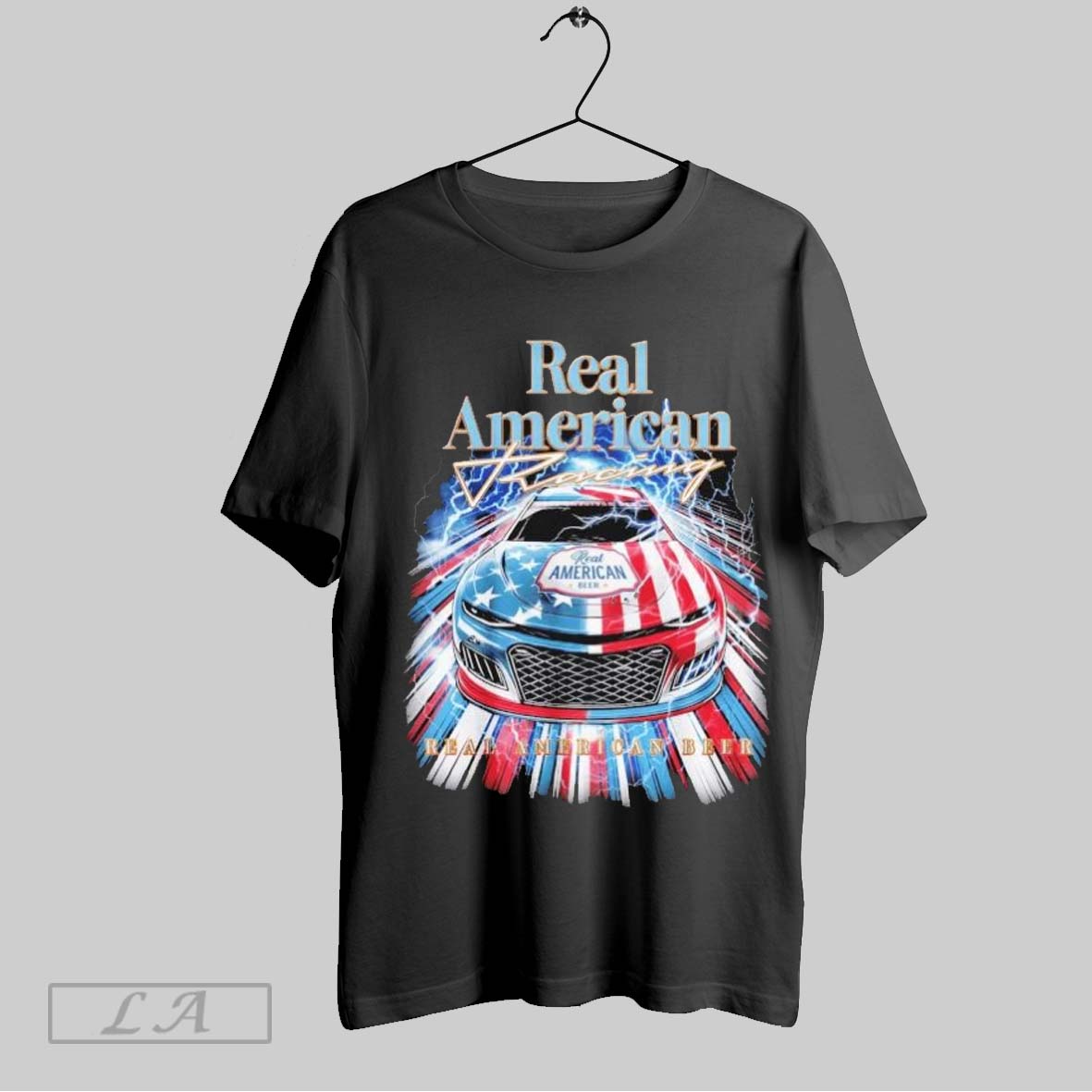 Top Real American Beer Real American Racing Lightning Unisex Sweatshirt T Shirt Hoodie | CoreVibeTees.com