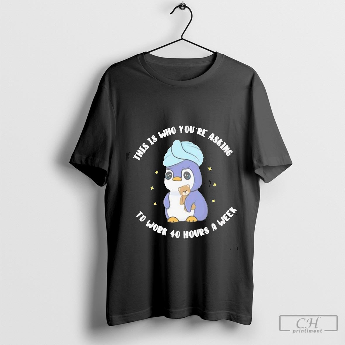 This is who you’re asking to work 40 hours a week penguin and bear shirt Hoodie, Sweatshirt | CoreVibeTees.com