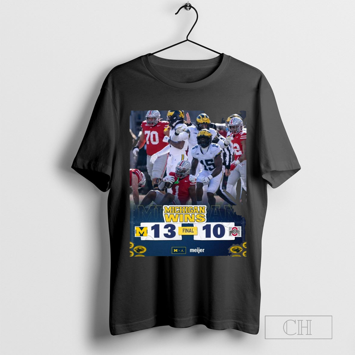 Top Back-to-back-to-back-to-back michigan football wins 13 – 10 T-shirt Hoodie, Sweatshirt | CoreVibeTees.com