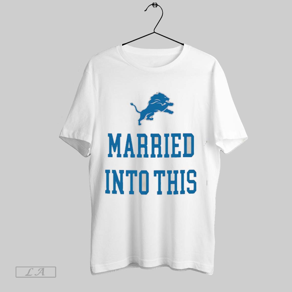 Top Married Into This Lions Unisex Sweatshirt T Shirt Hoodie | CoreVibeTees.com
