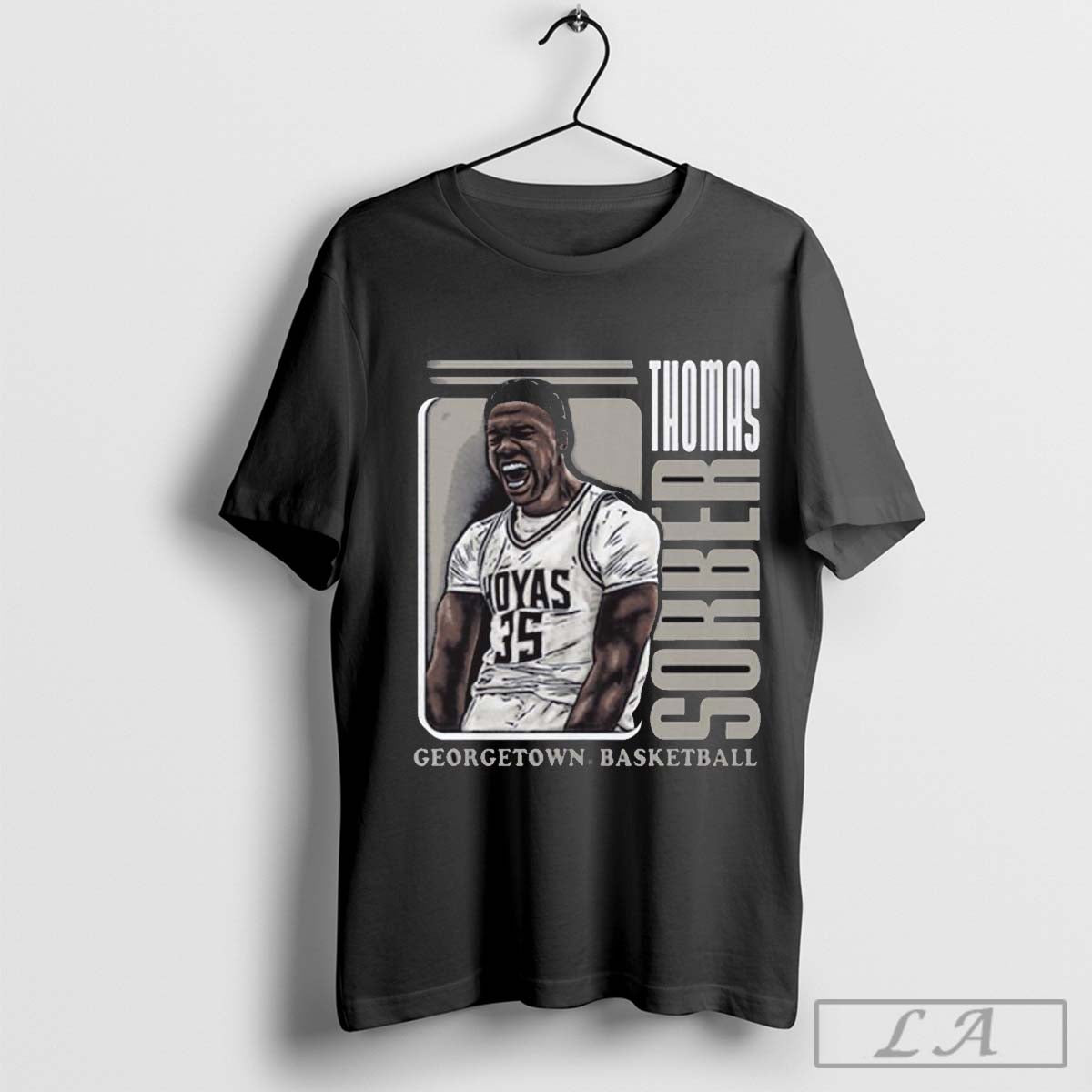 Thomas Sorber Shout Georgetown Hoyas Basketball Graphic Shirt, Sweatshirt Hoodie | CoreVibeTees.com