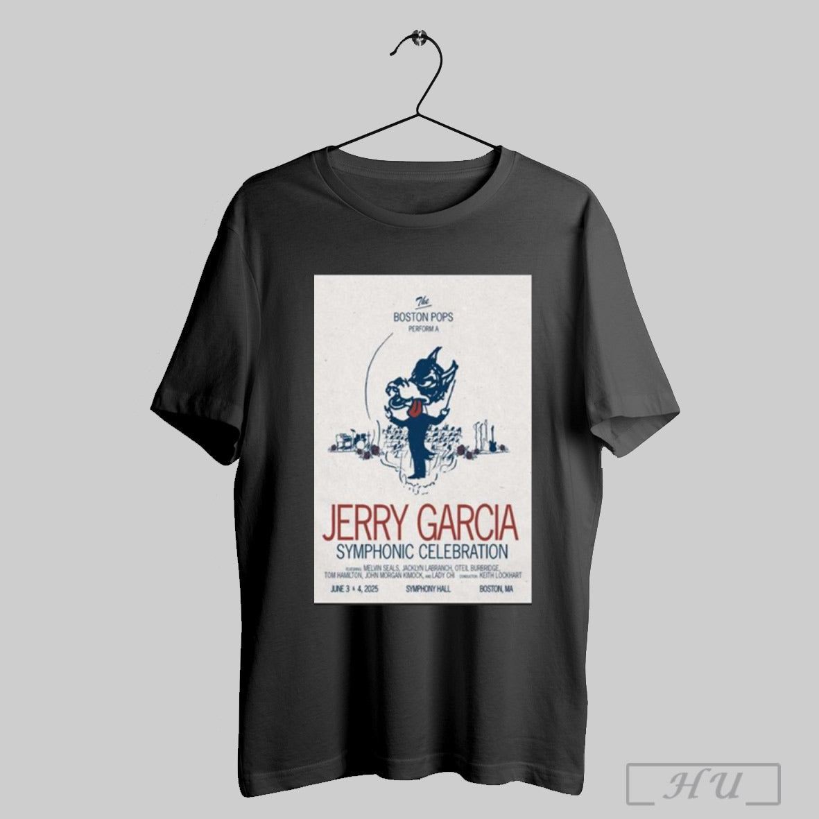 Trendy Jerry Garcia June 3 4 2025 Boston Ma Poster Symphonic Celebration Shirt Hoodie, Sweatshirt | CoreVibeTees.com