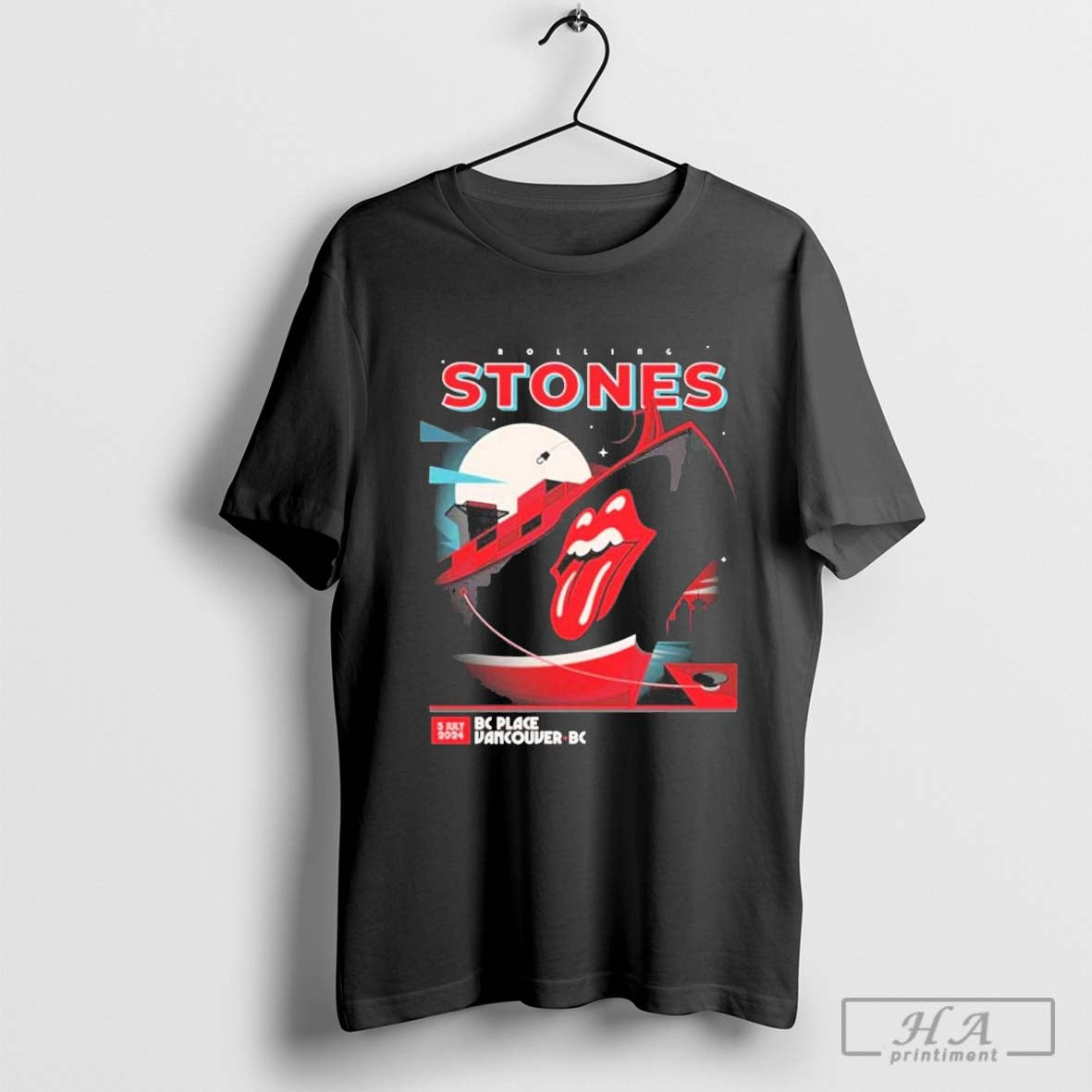 The Stones At BC Place In Vancouver BC On July 5 2024 Hackney Diamonds Tour Vintage T-Shirt Hoodie, Sweatshirt