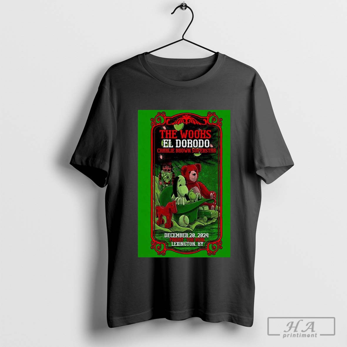 The Wooks With El Dorodo Lexington KY December 20 2024 Show t-shirt Hoodie, Sweatshirt | CoreVibeTees.com