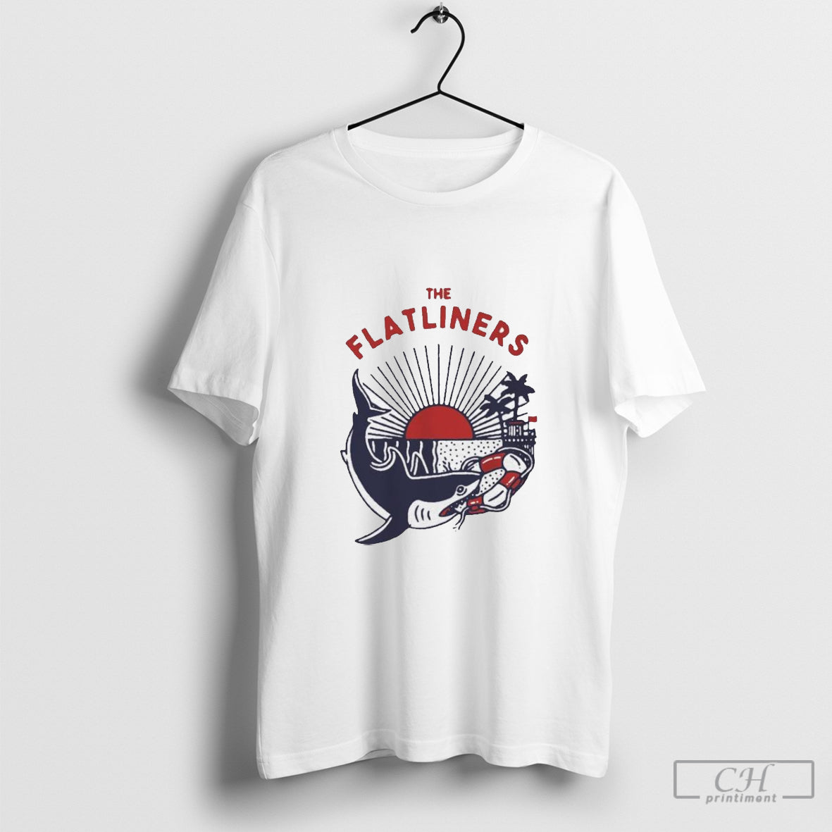 The Flatliners Shark Attack Beach T-shirt Hoodie, Sweatshirt | CoreVibeTees.com