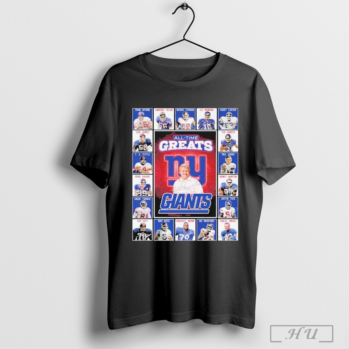 Top New York Giants All Time Greats Of The Giants Football 2025 T Shirt Hoodie, Sweatshirt | CoreVibeTees.com