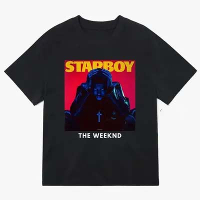 The Weeknd XO STARBOY PHOTO Black Long Sleeve T-Shirt Hoodie, Sweatshirt | CoreVibeTees.com