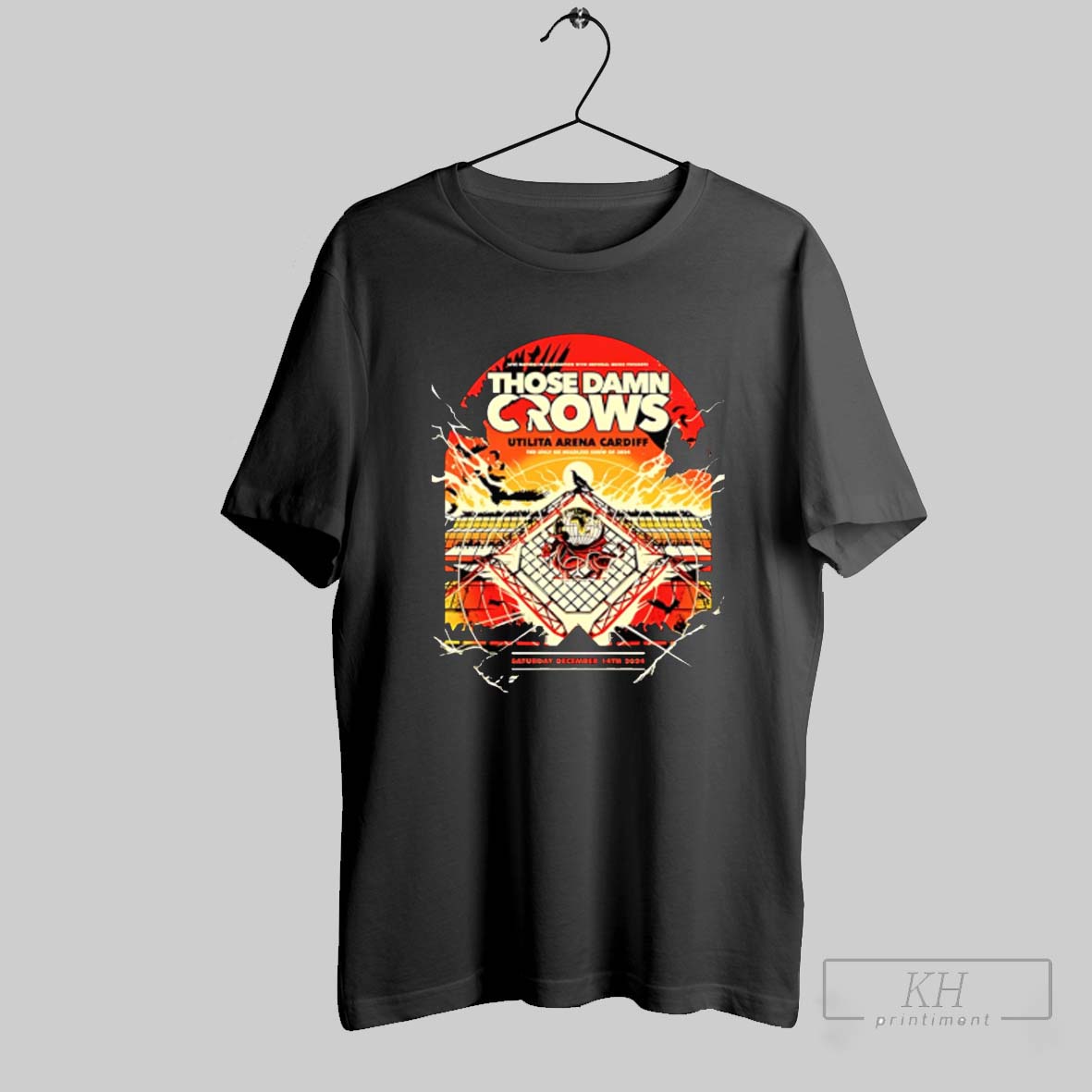 Those Damn Crows Cardiff Arena Crow Headline Shirt Sweatshirt Tee Shirt Hoodie | CoreVibeTees.com