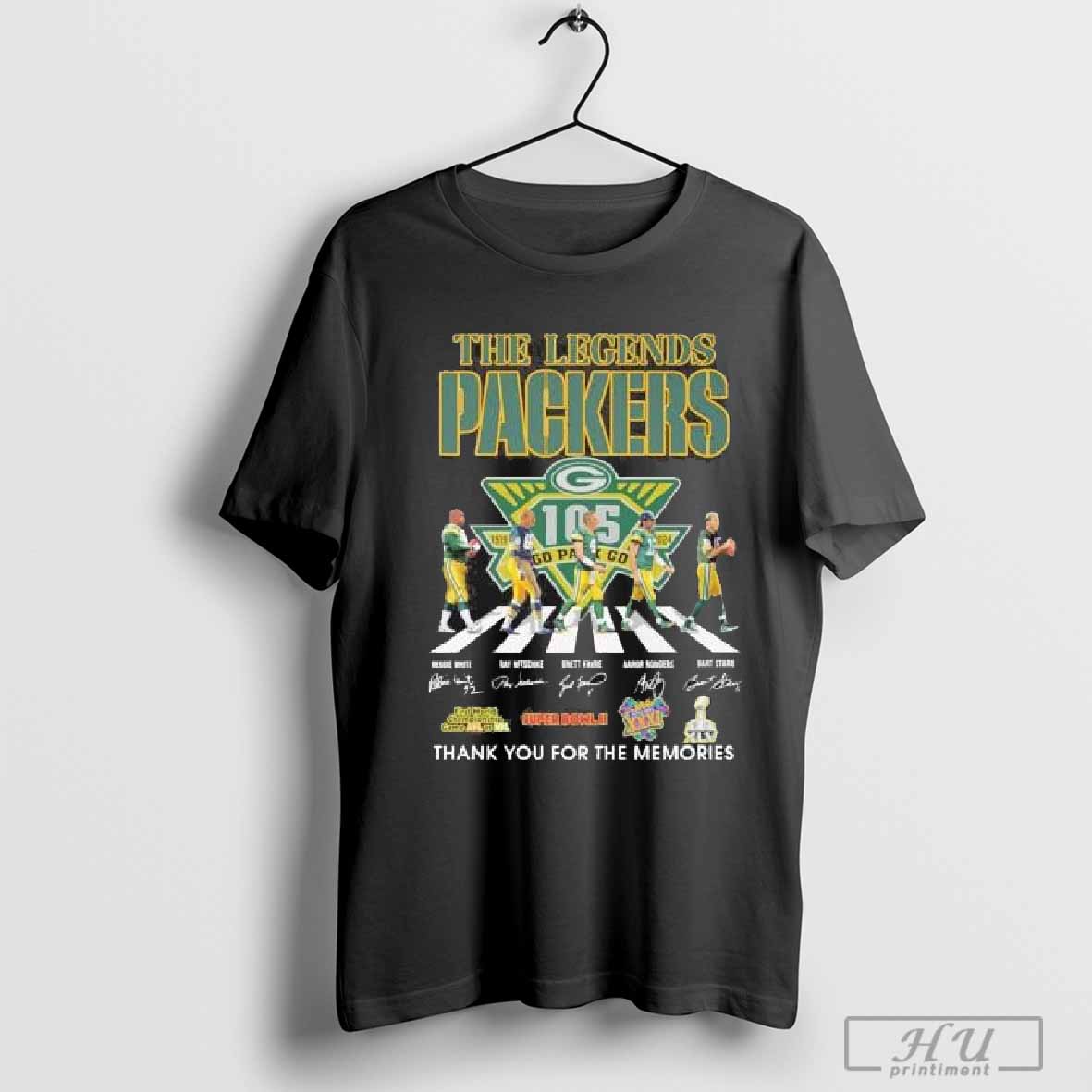 The Legends Green Bay Packers 105 Years Abbey Road T-Shirt Hoodie, Sweatshirt | CoreVibeTees.com