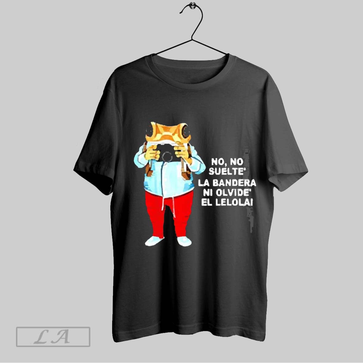 Top Frog No No Suelte La Bandera Ni Olvide El Lelolai 2025 Sweatshirt T Shirt Hoodie | CoreVibeTees.com