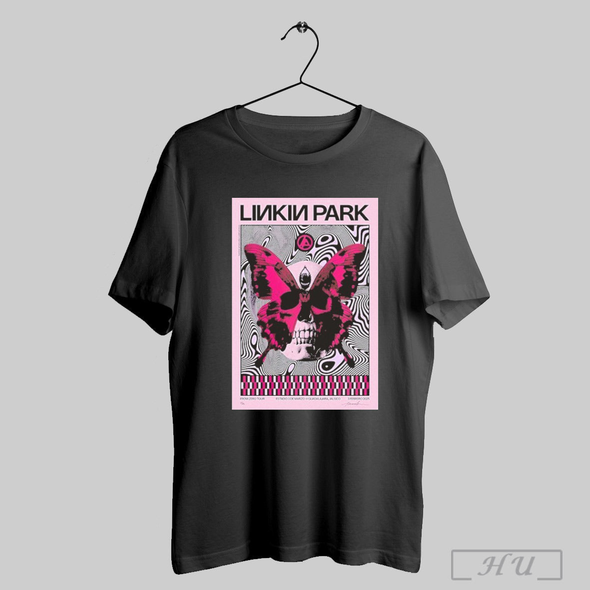 Trendy Linkin Park From Zero World Tour 2025 Live Show Music Poster For Guadalajara Jalisco On 3th Febrero 2025 Mexico...