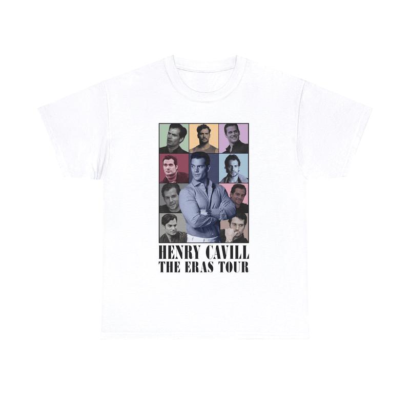 Henry Cavill The Eras Tour T- Shirt, Unisex Cotton Graphic Tee Hoodie, Sweatshirt | CoreVibeTees.com (Image 1)