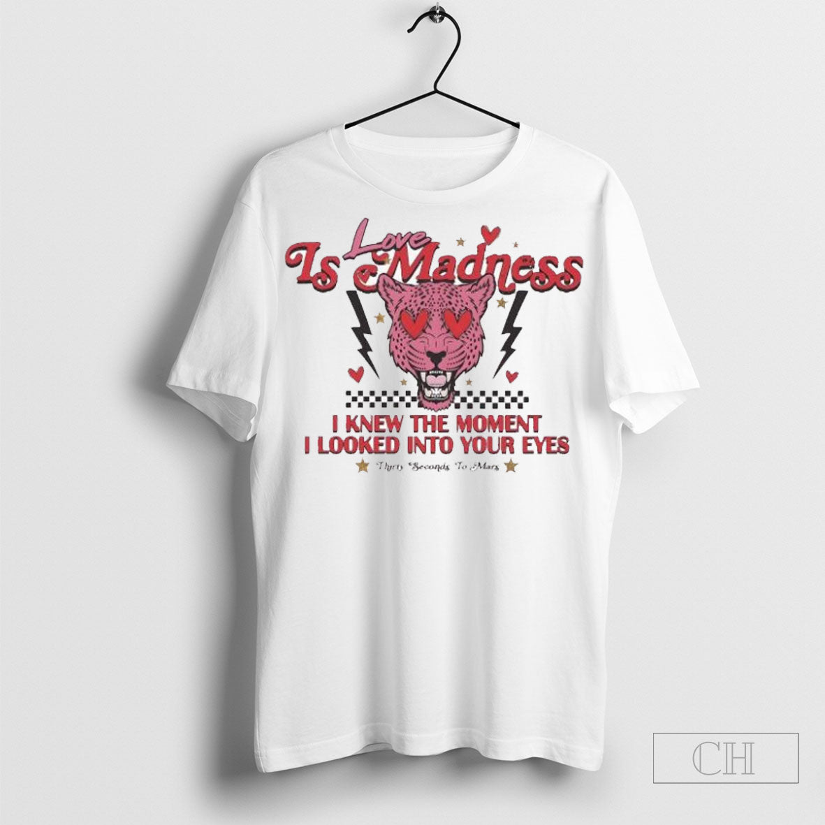 Thirty Seconds To Mars Love Is Madness I Know The Moment I Looked Into Your Eyes Panther T Shirts Hoodie, Sweatshirt