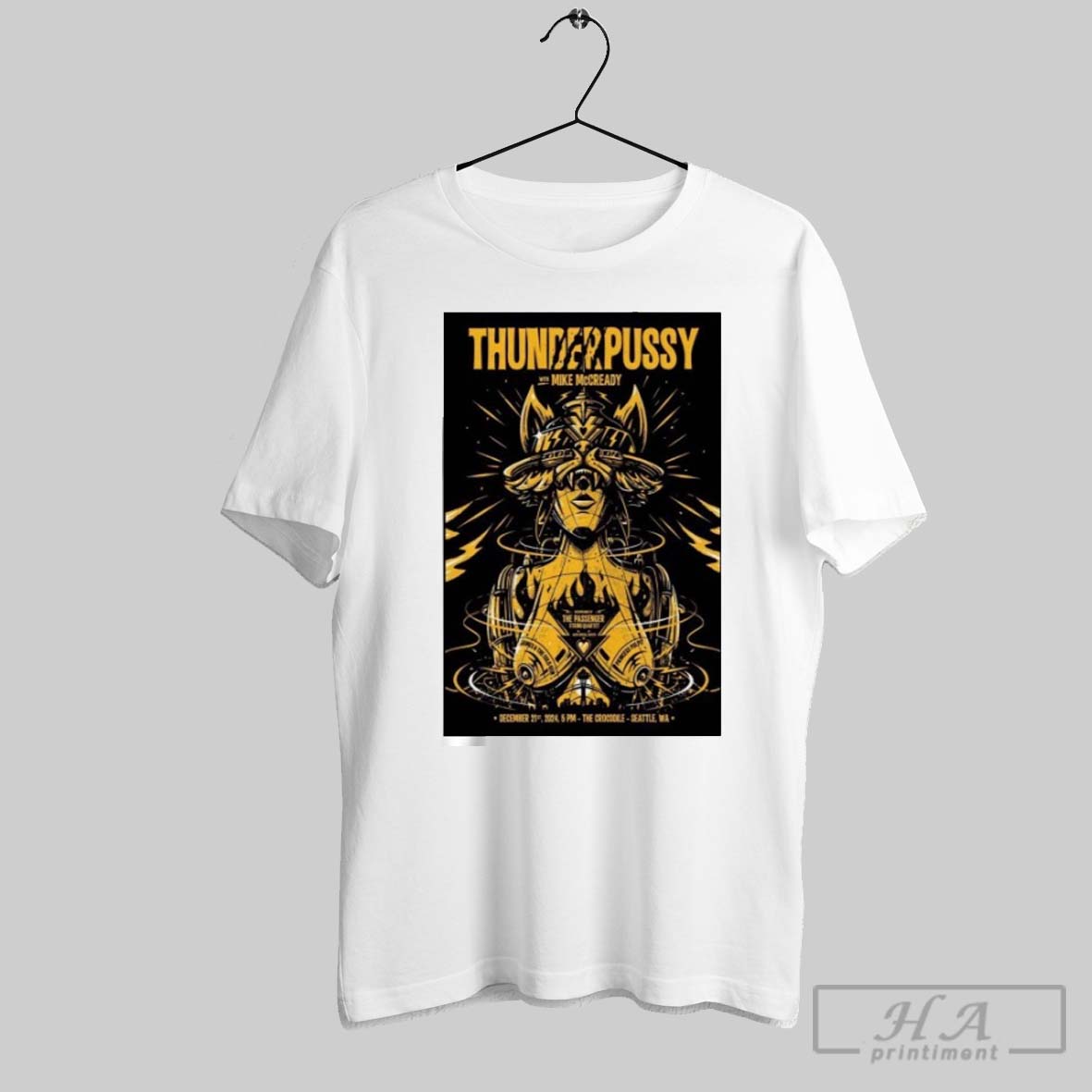 Thunderpussy The Crocodile Seattle Wa Dec 21 2024 Tour Poster Original Shirt Hoodie, Sweatshirt | CoreVibeTees.com