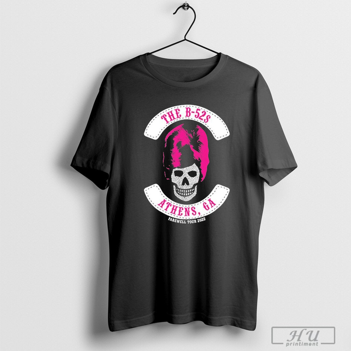 The B-52â€™s Athens GA Farewell Tour 2022 Biker Skull T-shirt Hoodie, Sweatshirt | CoreVibeTees.com