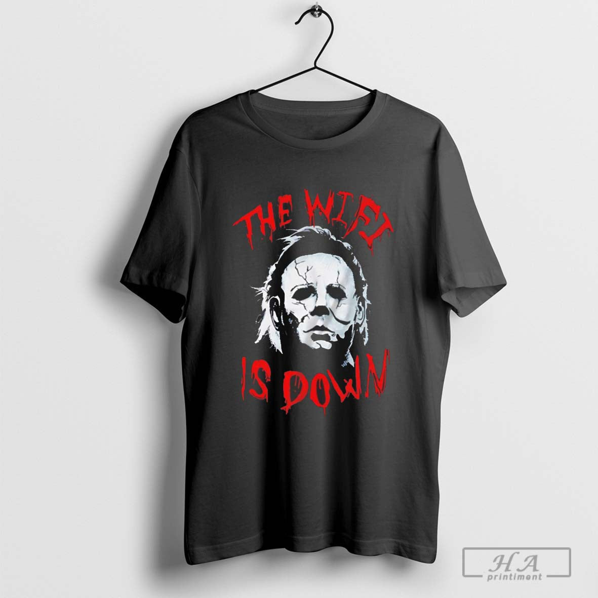 The Wifi Is down Michael Myers Halloween Shirt Hoodie, Sweatshirt | CoreVibeTees.com