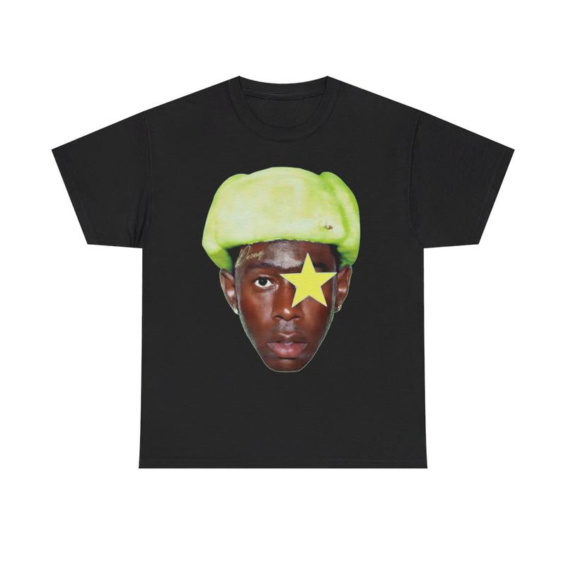 Tyler Star Inspired T-Shirt Y2k 90s Hip-Hop Vibes Heavy Cotton Graphic T-Shirt Tshirt Shirt HipHop Rap Tee... (Image 1)