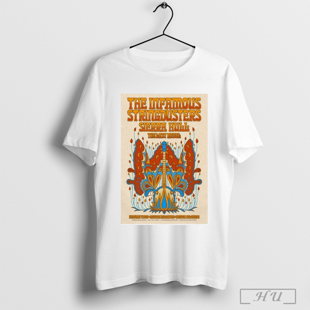 The Infamous Stringdusters Sierra Hull The Last Revel January 11 2025 Mission Ballroom Denver Co Shirt Hoodie, Sweatshirt