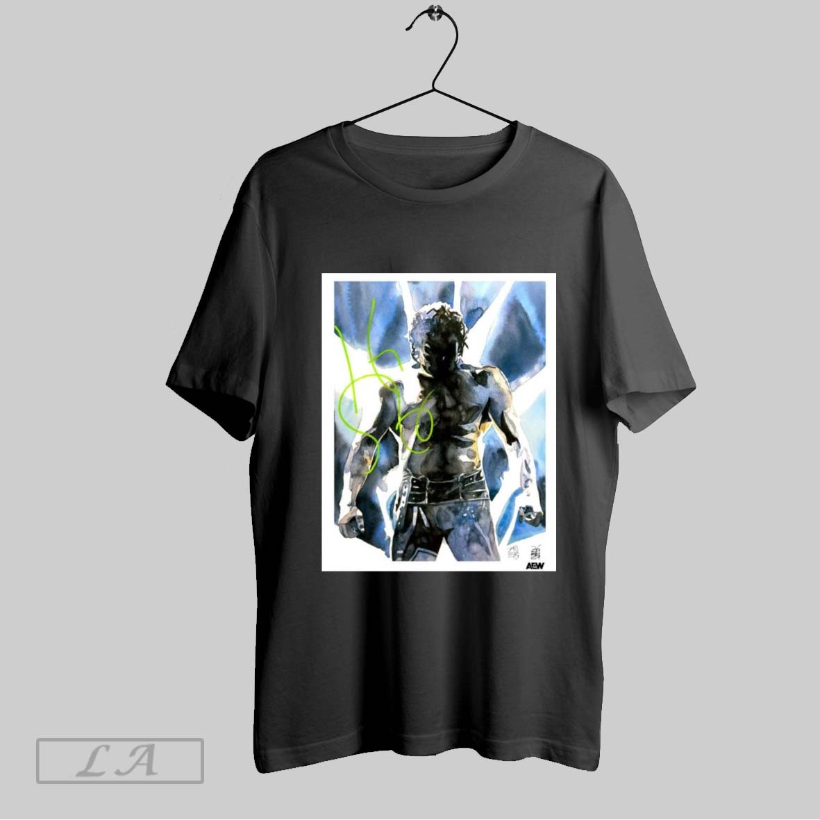 Top Aew The Art Of Rob Schamberger Kenny Omega Signature Poster Sweatshirt T Shirt Hoodie | CoreVibeTees.com