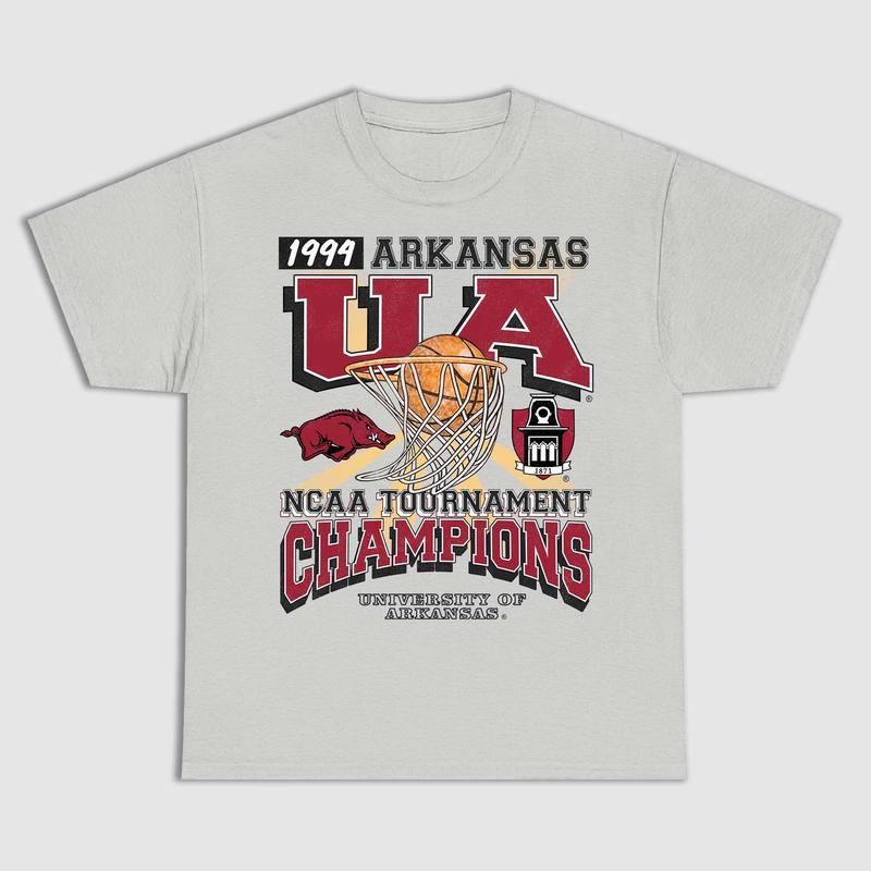University of Arkansas Tournament Champs NC AA Merch, graphic vintage sports tees summer shirts for men Hoodie,... (Image 2)