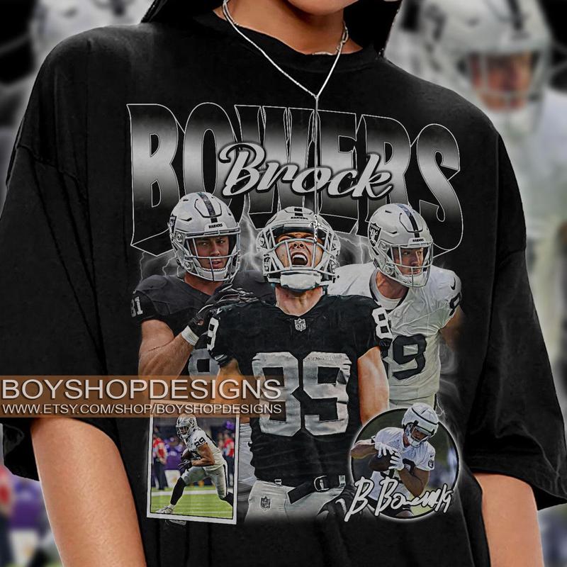 Vintage 90s Graphic Style Brock Bowers T-Shirt, Brock Bowers shirt, Vintage Oversized Sport Tee, Retro American... (Image 1)