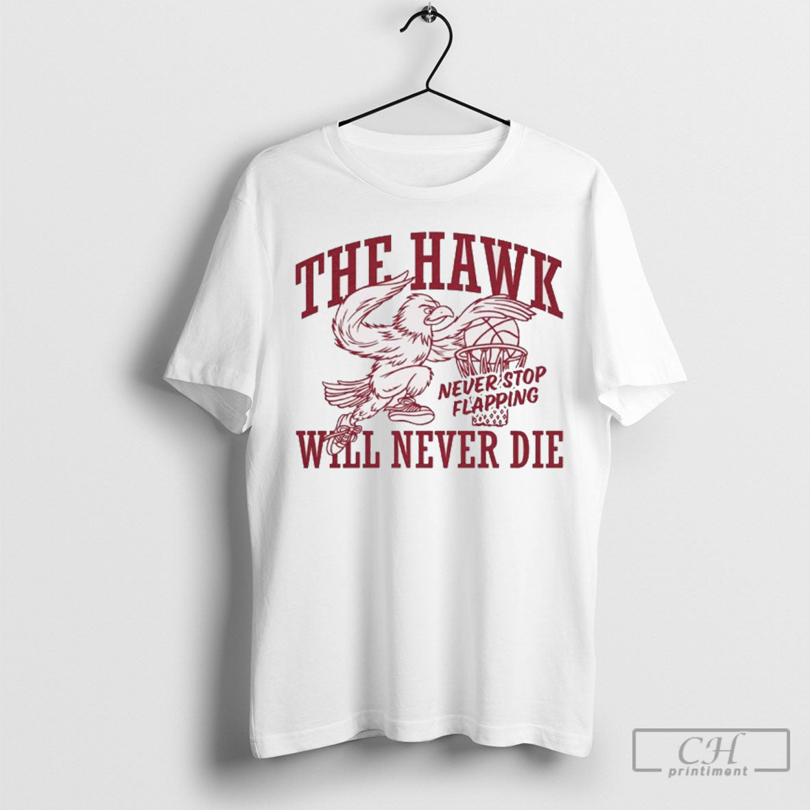 The Hawk Will Never Die Never Stop Flapping 2025 Shirt Poster Hoodie, Sweatshirt | CoreVibeTees.com