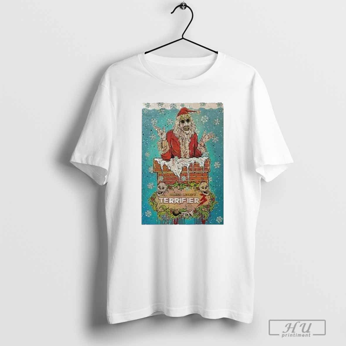 Terrifier 3 Movie New Design For Xmas 2024 T-shirt Hoodie, Sweatshirt | CoreVibeTees.com