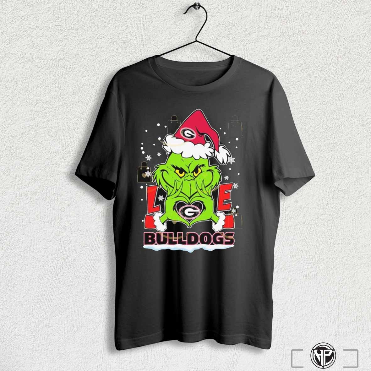 The Grinch Love Georgia Bulldogs T Shirt Hoodie, Sweatshirt | CoreVibeTees.com
