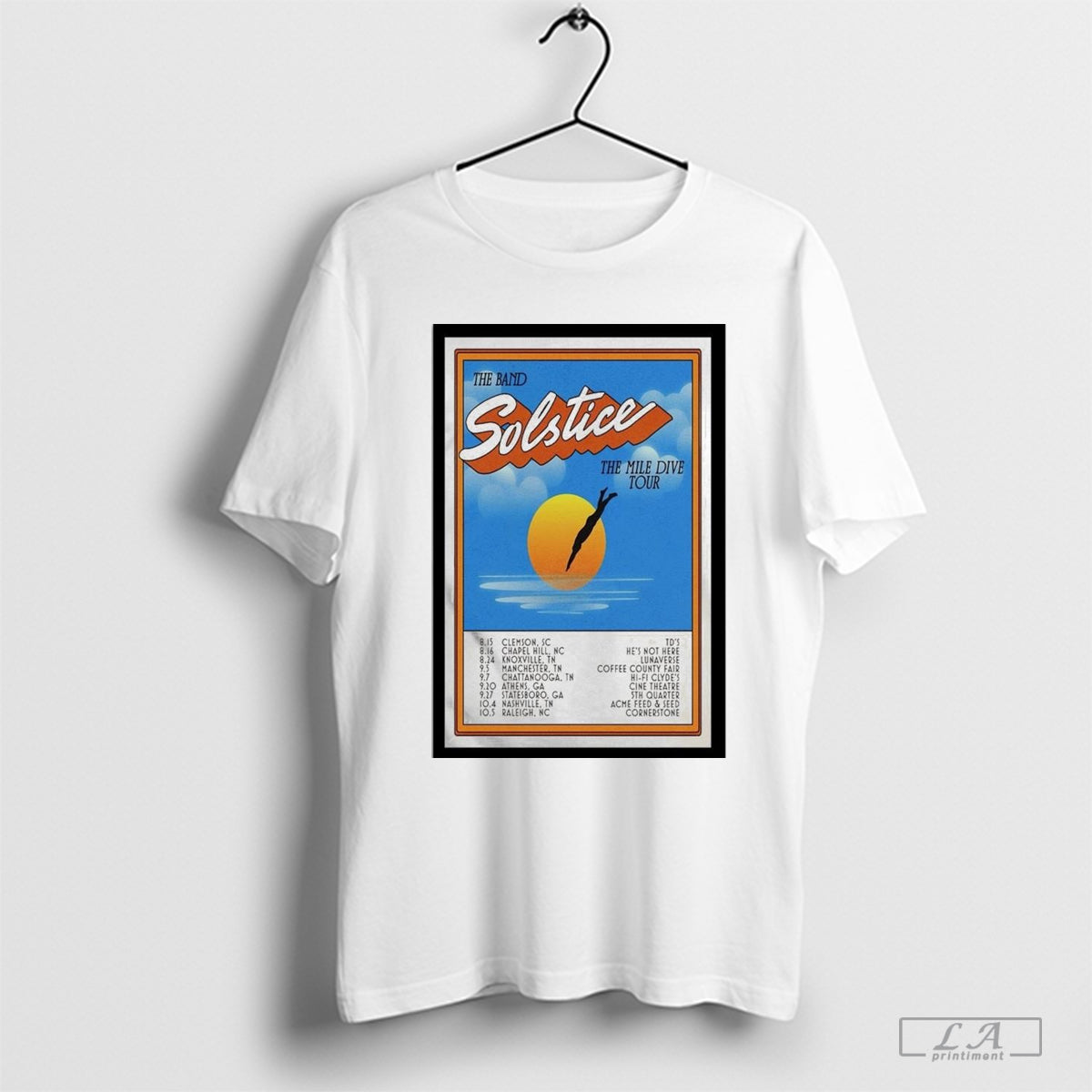 The Band Solstice The Mile Dive Tour 2024 Shirt Hoodie, Sweatshirt | CoreVibeTees.com
