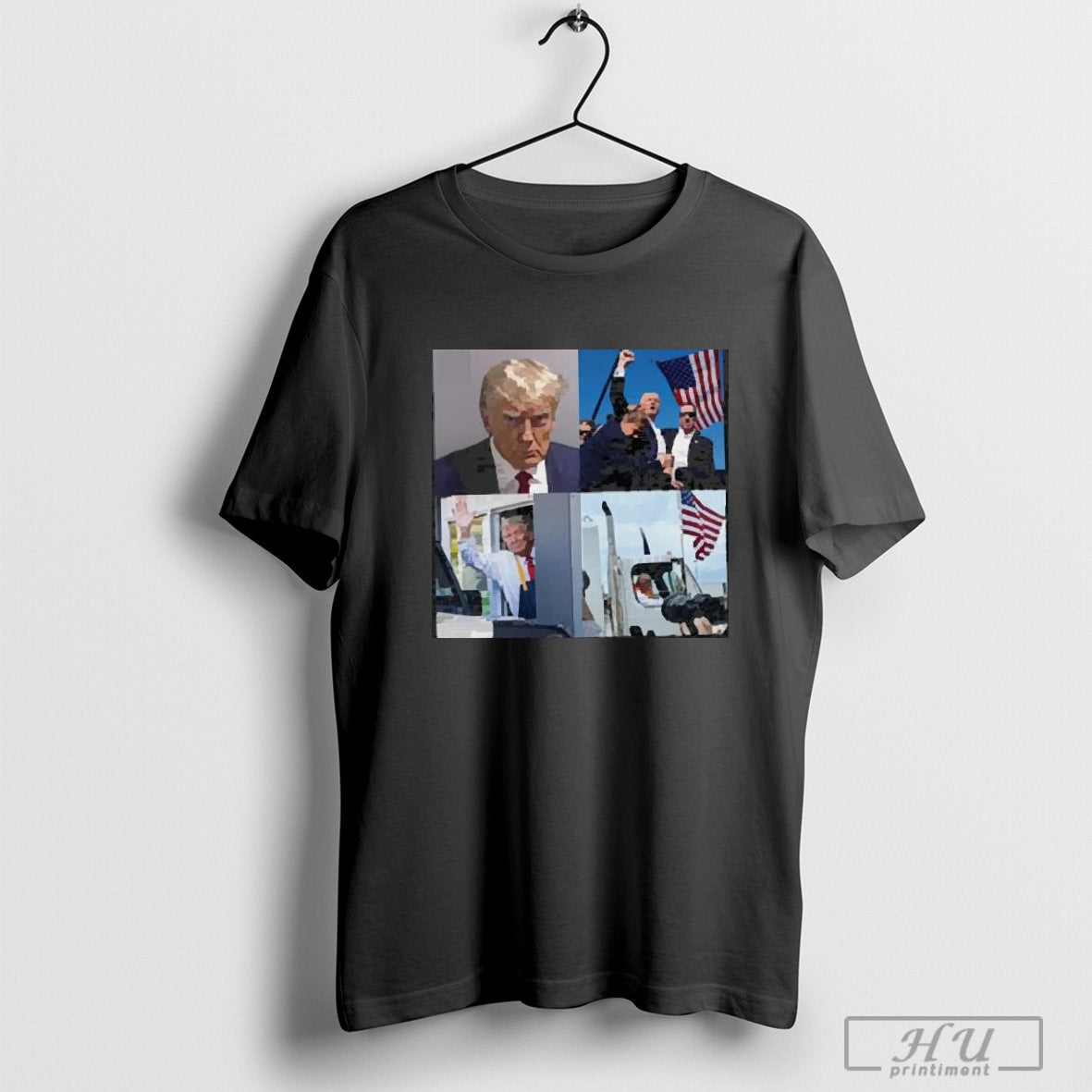 Top Donald Trump Garbage Truck Shirt, Trump Shot 2024 T Shirt Hoodie, Sweatshirt | CoreVibeTees.com