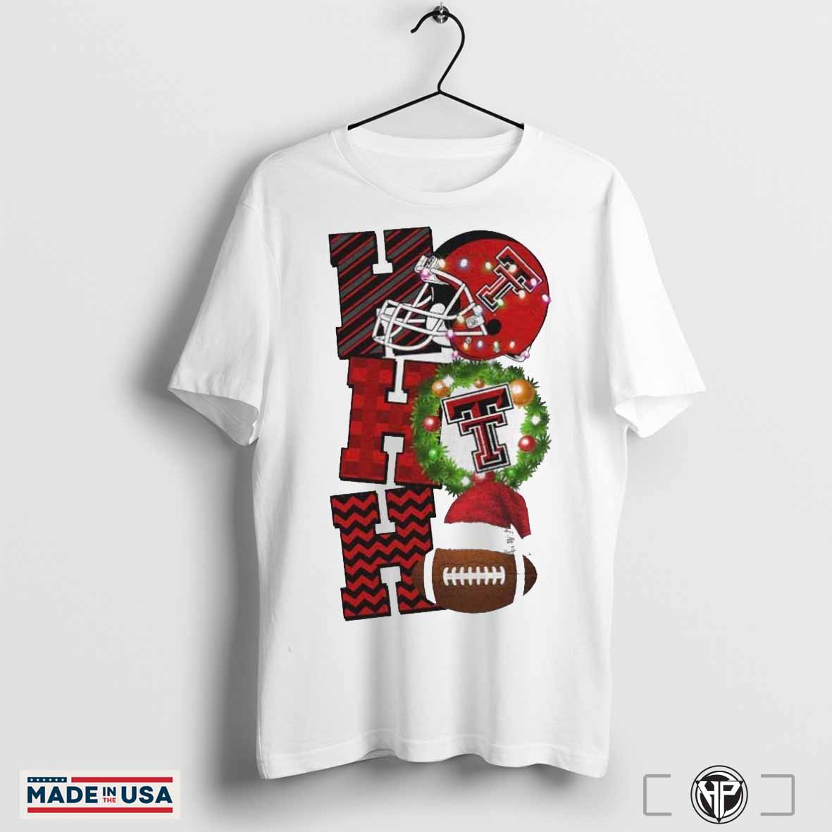 Texas Tech Red Raiders Football Christmas Ho Ho Ho Game Day Shirt Hoodie, Sweatshirt | CoreVibeTees.com