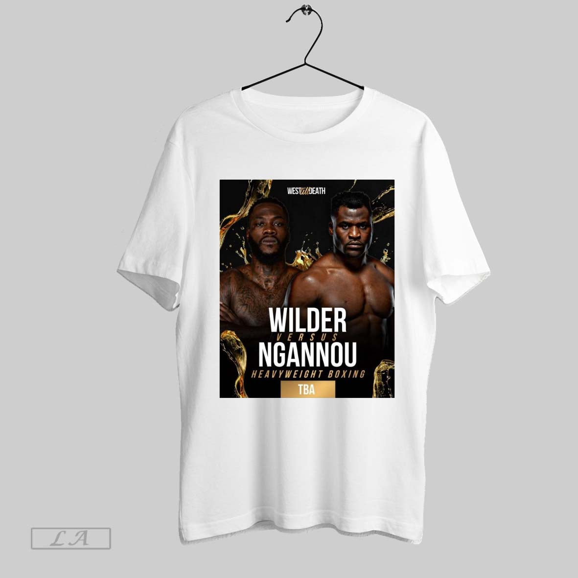 Top West Till Death Mma Deontay Wilder Vs T Shirt Hoodie, Sweatshirt | CoreVibeTees.com