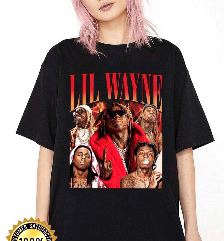 Lils S Wayne Concert Tee, Lils S Wayne Merch, Lils S Wayne Rap Shirt, Bootl,Unisex Cotton Graphic Teee... (Image 1)