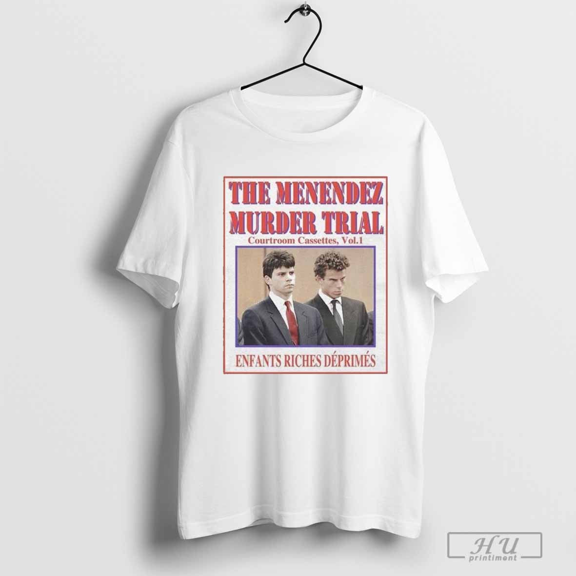 The Menendez Brothers Menendez Murder Trial Coutroom Cassettes Erik And Lyle T-shirt Hoodie, Sweatshirt | CoreVibeTees.com