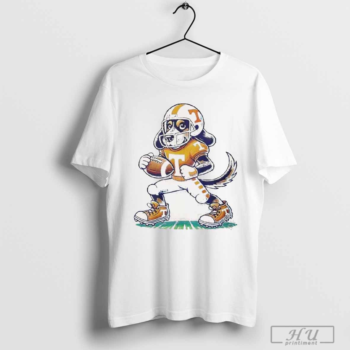 Tennessee Volunteers Vols Smokey Dog Mascot Football Player T-shirt Hoodie, Sweatshirt | CoreVibeTees.com